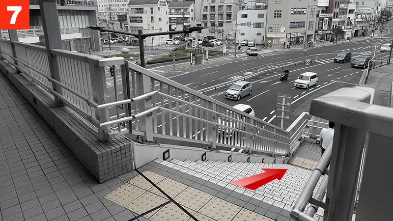 岡山駅無料バス乗降場所への行き方